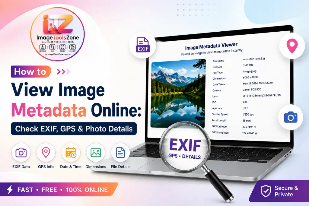 How to View Image Metadata Online? Free EXIF, GPS & Photo Details Viewer